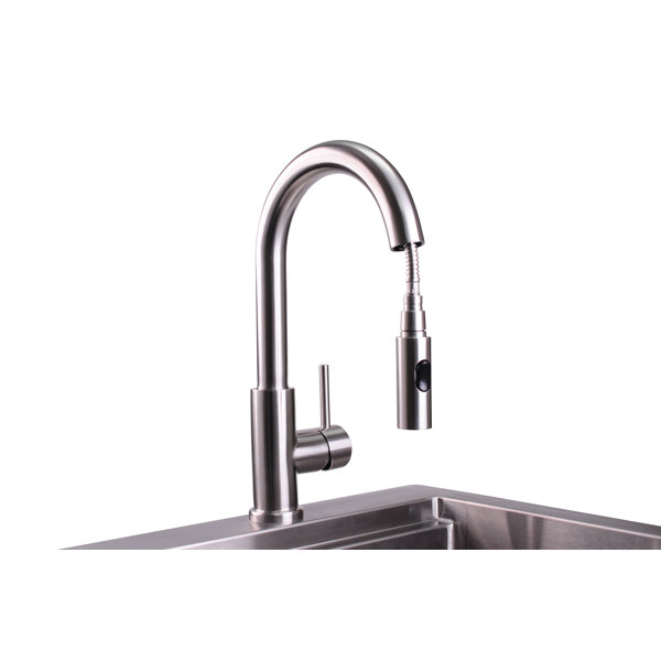 Lynx Professional Gooseneck Single Hole Outdoor Kitchen Faucet
